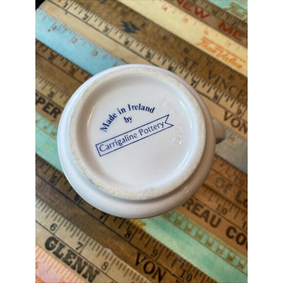 Carrigaline Pottery Ireland Coffee Mug Vintage Irish blessing May Good Luck - Picture 8 of 10